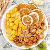  Combo 30 Gói Trà Detox Mix CHANH DÂY CAM TẮC VÀNG + Tặng Bình Thủy Tinh (Trà hoa quả Sấy Khô - Trà Thảo Mộc) 