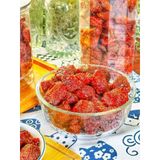  Dâu Tây Sấy Dẻo Thái Lan - Lon 300gr & Lon 500gr 
