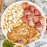  Combo 30 Gói Trà Detox Mix DÂU THƠM DỪA + Tặng Bình Thủy Tinh (Trà hoa quả Sấy Khô - Trà Thảo Mộc) 