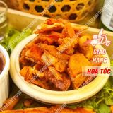  Da Heo Tóp Mỡ Chiên Giòn Chấm Mắm Me - Túi 300gram 