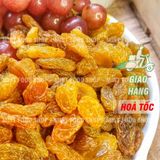  Nho Lion Vàng Sấy Dẻo Không Đường Trái To - Lon 500gr 