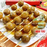  Ô Mai Sấu Muối Ớt Xiên Que Kèm Muối Chấm Hộp 500gr (Hộp 7 Xiên) 