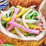  Mứt Dừa Non Thanh Điệp Sợi Đũa Mix Vị Lon 450gr 