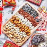  Hộp Hoa Mai Mix Hạt Lục Vị(Hạt Dẻ Cười/ Hạnh Nhân Rang Bơ/ Hạt Điều Rang Muối / Hạt Bí/ Hạt Dưa/ Hạt Hướng Dương)Hộp535g 