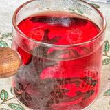  Trà Hoa Atiso Đỏ/ Bông Hibiscus (Hoa Bụp Giấm) - Chai Thủy Tinh Cao Cấp 220gr 