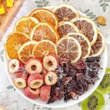  Combo 30 Gói Trà Detox Mix SƠN TRA CHANH CAM ATISO + Tặng Bình Thủy Tinh (Trà hoa quả Sấy Khô - Trà Thảo Mộc) 