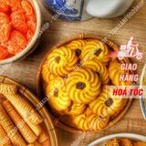  Bánh Quy Hoa Mai Nhân Nho (Bánh Quy Bơ Sữa) Lon 350Gram 