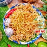  Mực Sợi Sấy Bơ Tỏi Siêu Ngon - Lon 300gram 