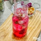  Trà Vải Hoa Hồng (Cốt Vải Hòa Tan, Thanh Long, Long Nhãn, Hoa Hồng, Hạt Chia, Đường Phèn)  - Hộp 5 Set & 1 Set 