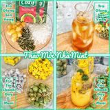  Trà Trái Cây Sấy Lạnh:Dâu Dứa - Kim Quất Hồng Đào - Tắc Chanh Leo - Bưởi Đỏ Nhiệt Đới - Ổi Hồng Xí Muội - Vải Hoa Hồng 