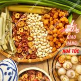  Set Long Nhãn Hạt Sen Táo Đỏ Nấu 10 - 12 Ly - Set Tự Nấu 