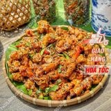  Tóp Mỡ Liền Da Sốt Mắm Hành - Muối Tỏi - Da Heo - Da Cá - Da Gà Lon 250Gram 