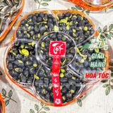  1KG Đậu Đen Xanh Lòng Rang Muối Ăn Liền - Hạt To Thơm Ngon Giòn Tan  (Snack Đậu) 
