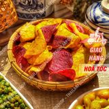  Khoai Lang Lát Sấy Mật Ong Mix Tím Vàng Lon 200gr 