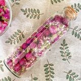  Trà Hoa Cúc Bách Nhật Tím Sấy Khô (Hoa Cúc Pha Lê - Cúc Mút Áo - Hoa Bi - Gomphrena Globosa) Túi 500Gr 