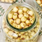  Hạt Sen Sấy Giòn (Hạt Sen Sấy Thăng Hoa) Không Đường - Hủ Thủy Tinh Cao Cấp 450gr 