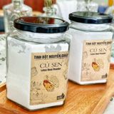  Tinh Bột Củ Sen 100% Nguyên Chất Từ Củ Sen Tươi - Hủ Thủy Tinh Cao Cấp 500gr 