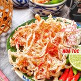  Khô Mực Xé Sợi Hấp Nước Dừa Lon 300Gram 