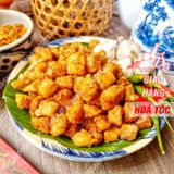  Tóp Mỡ Liền Da Sốt Mắm Hành - Muối Tỏi - Da Heo - Da Cá - Da Gà Lon 250Gram 