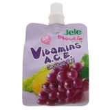  Lốc 3 Gói Nước Ép Trái Cây Thạch Jele Vitamin A, C, E 150gr - Nước Ép Trái Cây Thái Lan 
