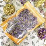  Trà Hoa Lưu Ly (Hoa Salem Tím) Sấy Khô - Chai Thủy Tinh Cao Cấp 200gr 
