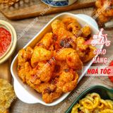  Tóp Mỡ Liền Da Sốt Mắm Hành - Muối Tỏi - Da Heo - Da Cá - Da Gà Lon 250Gram 