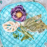  Trà Hoa Sen (Lotus) Mix Củ Sen - Hộp 5 Set (Hoa Sen - Củ Sen - Lá Sen - Cỏ Ngọt) 