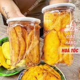  Xoài Sấy Muối Ô Mai Lon 500Gram & Lon 300Gram - Xoài Sấy Muối Ớt - Xoài Sấy Cay 