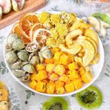  Combo 30 Gói Trà Detox Mix ĐÀO CHANH DÂY CAM TẮC XANH CÚC VÀNG + Tặng Bình Thủy Tinh(Trà hoa quả Sấy Khô - Trà Thảo Mộc) 