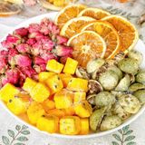  Combo 30 Gói Trà Detox Mix Chanh Dây Cam Hoa Hồng Tắc Xanh + Tặng Bình Thủy Tinh (Trà hoa quả Sấy Khô - Trà Thảo Mộc) 