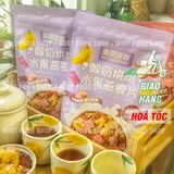  Hạt Dinh Dưỡng Sữa Chua Trái Cây Meizhoushike Yogurt, Nuts Oatmeal - Gói Màu Tím 400Gr 