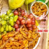 Nho Lion Mỹ Sấy Dẻo Không Đường Trái To Lon 500gr 