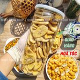  Chuối Sấy Giòn Nguyên Miếng Hàng Xuất Khẩu - Túi 500gr 