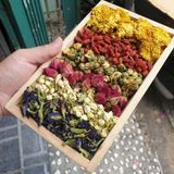  Lục Trà Hoa - Hộp 10 Set 