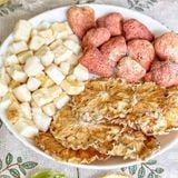  Combo 30 Gói Trà Detox Mix DÂU THƠM DỪA + Tặng Bình Thủy Tinh (Trà hoa quả Sấy Khô - Trà Thảo Mộc) 