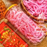  Mứt / Trái Cây Rim: Chùm Ruột - Me - Cóc - Táo -  Dừa - Bí - Gừng - Hạt Sen - Chanh - Rau Câu  -  Hoa Hồng 