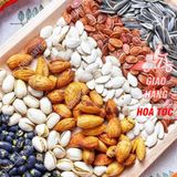  Hộp Hoa Mai Mix Hạt Lục Vị(Hạt Dẻ Cười/ Hạnh Nhân Rang Bơ/ Đậu Đen Rang Muối / Hạt Bí/ Hạt Dưa/ Hạt Hướng Dương)Hộp 535g 