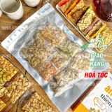  Bánh Ngói Hạnh Nhân Mix Vị (Socola, Vani, Trà Xanh,Trứng Muối , Khoai Môn, Dâu Tây ) - Túi 300gr 