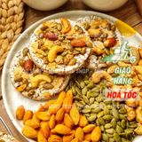  Bánh Nổ Gạo Lứt ( Cốm Gạo Lứt ) Mix Hạt Dinh Dưỡng ( Bánh Healthy Siêu Hot ) - Túi 250gram 