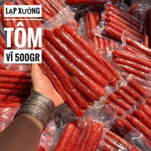  Lạp Xưởng Tôm _ 1kg - 2 Túi 500gr 