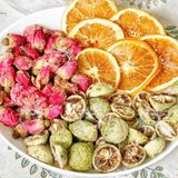  Combo 30 Gói Trà Detox Mix Cam Hoa Hồng Tắc Xanh + Tặng Bình Thủy Tinh (Trà hoa quả Sấy Khô - Trà Thảo Mộc) nhiều vị 