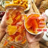  Đu Đủ Sấy Chanh Dây ( Hàng Sấy Lạnh ) - Lon 400Gr 