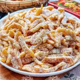  Trần Bì Sấy Cam Thảo (Mứt Xí Muội Trần Bì Vỏ Quýt) Ngọt Thanh The Nhẹ - Hộp 500g 