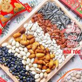  Hộp Hoa Mai Mix Hạt Lục Vị(Hạt Dẻ Cười/ Hạnh Nhân Rang Bơ/ Đậu Đen Rang Muối / Hạt Bí/ Hạt Dưa/ Hạt Hướng Dương)Hộp 535g 