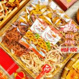  Hộp Quà Kim Cương Mix 4 Vị Thịt Khô (Khô Bò/ Khô Mực Sợi Hấp Dừa/ Khô Heo Tỏi/ Khô Gà) 