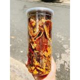  Khô Cá Đù Giòn Cháy Bơ Tỏi Lon 250Gram 