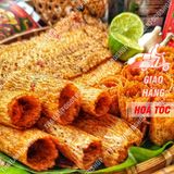  Mực Cán Tẩm Vị Nguyên Con Lon 300Gram 
