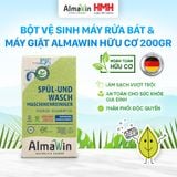  Bột Vệ Sinh Máy Rửa Bát & Máy Giặt Almawin Hữu Cơ 200gr HMH.0190200 
