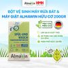  Bột Vệ Sinh Máy Rửa Bát & Máy Giặt Almawin Hữu Cơ 200gr HMH.0190200 