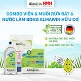  Combo Viên Rửa Bát 25 Viên + Nước Làm Bóng 500ml + Muối Rửa Bát 2kg Almawin Dùng Cho Máy Rửa Chén Máy Rửa Bát 